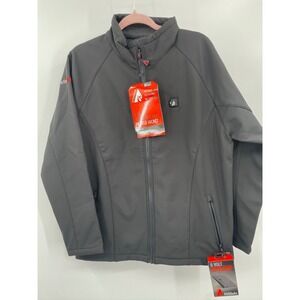 ActionHeat AH-JKT-5V-M-N-L 5V Battery Heated Soft-Shell Jacket Mens Black Large
